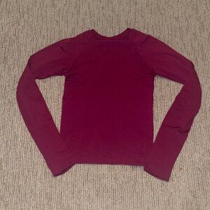 Lululemon Size 2 Swiftly Tech Long Sleeve Shirt, Color: Magenta